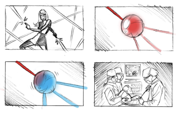 Google Arts & Culture Super Scientists storyboard