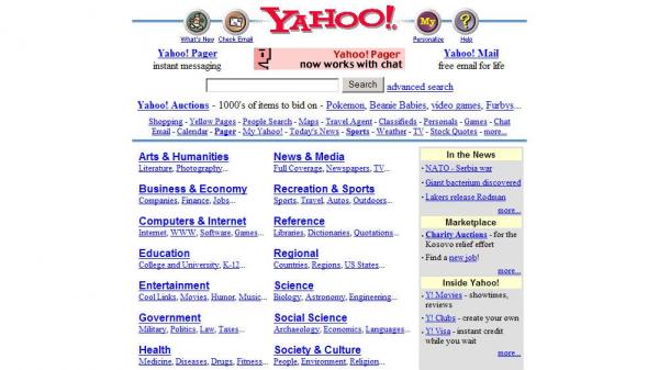 old yahoo search engine