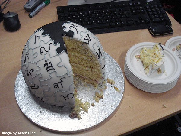 wikipedia cake