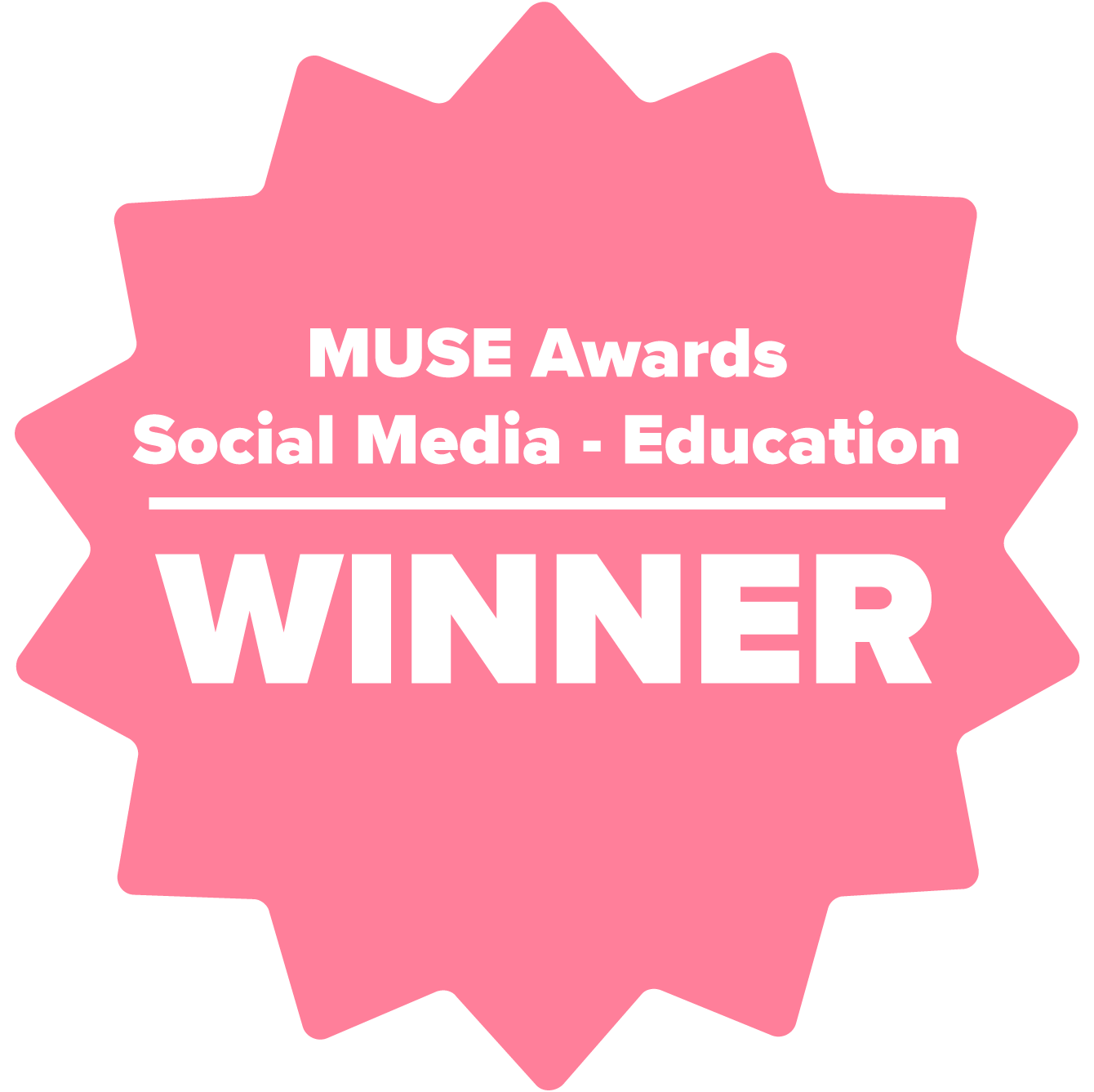 Muse Awards Social Media Education Winner