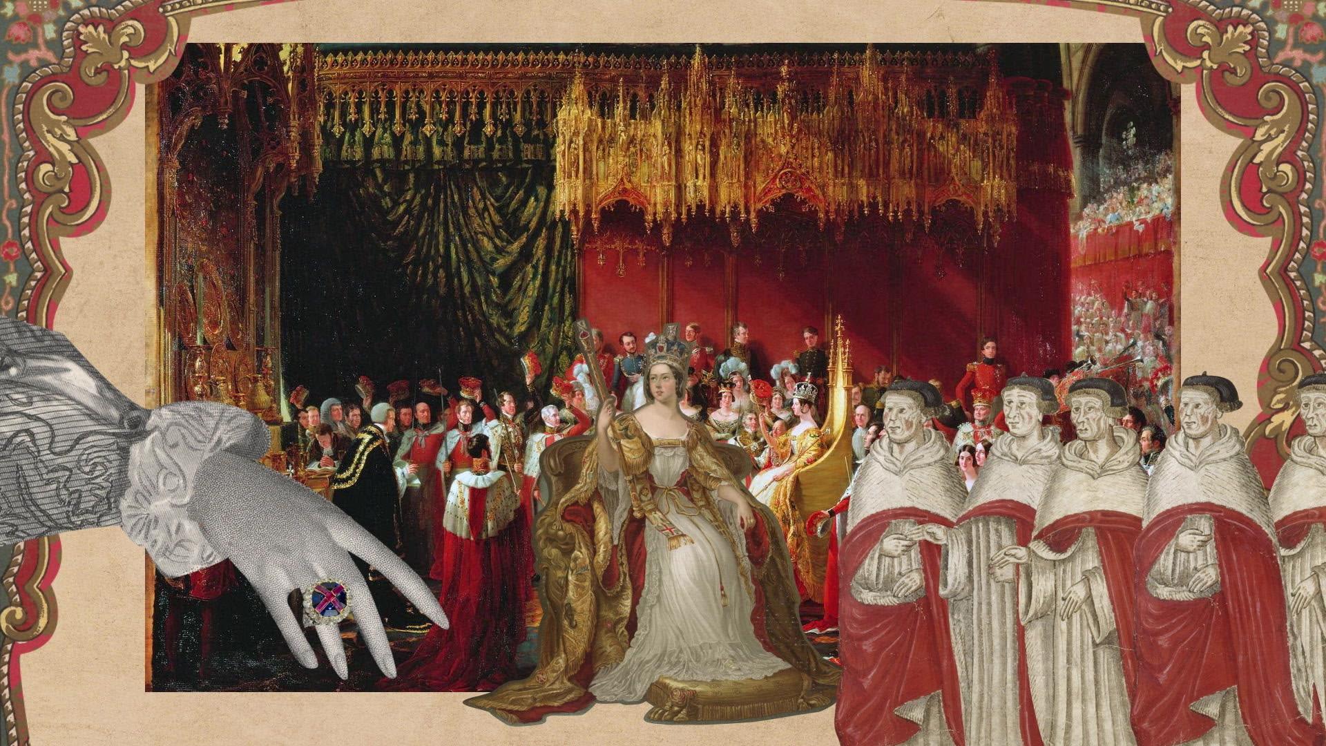 Queen Victoria collage