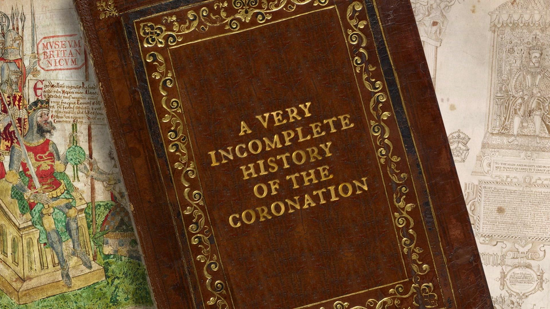 Book titled A Very Incomplete History of the Coronation