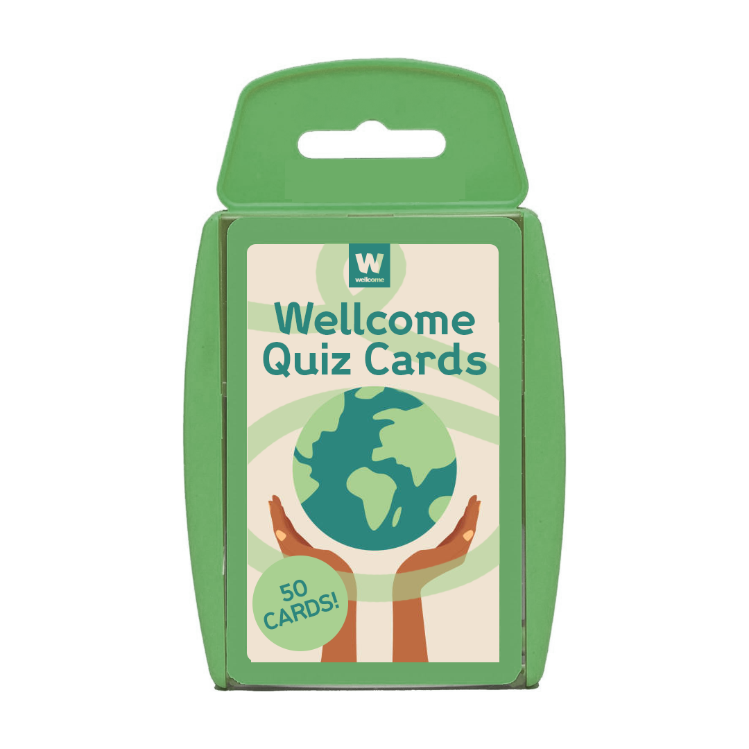 Flying Object - The Wellcome Quiz was designed to be multi-use, for example as a card game