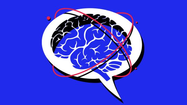 Flying Object - Mental Health Communication - Brain